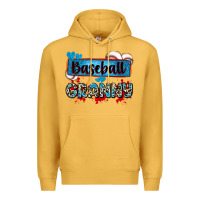 Mustard baseball granny with leopard Premium Hoodie - Zillion Design Studio