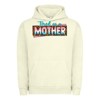 Pigment Pistachio tired as a mother Urban Hoodie - texasbilliewilder