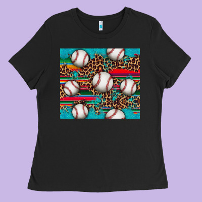 Baseball Ladies Tee Designed By Artiststas