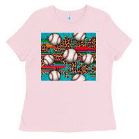 Bubblegum Pink baseball Ladies Tee - Artiststas