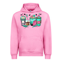 Fuchsia Pink dentist coffee cups Urban Hoodie - Zillion Design Studio