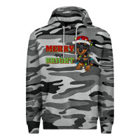 Slate Camo merry and bright dachshund Premium Hoodie - RanaPortraitStore