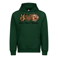 Foreset Green peace love cockapoo Urban Hoodie - RanaPortraitStore