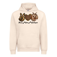 Sandshell peace love cockapoo Urban Hoodie - RanaPortraitStore