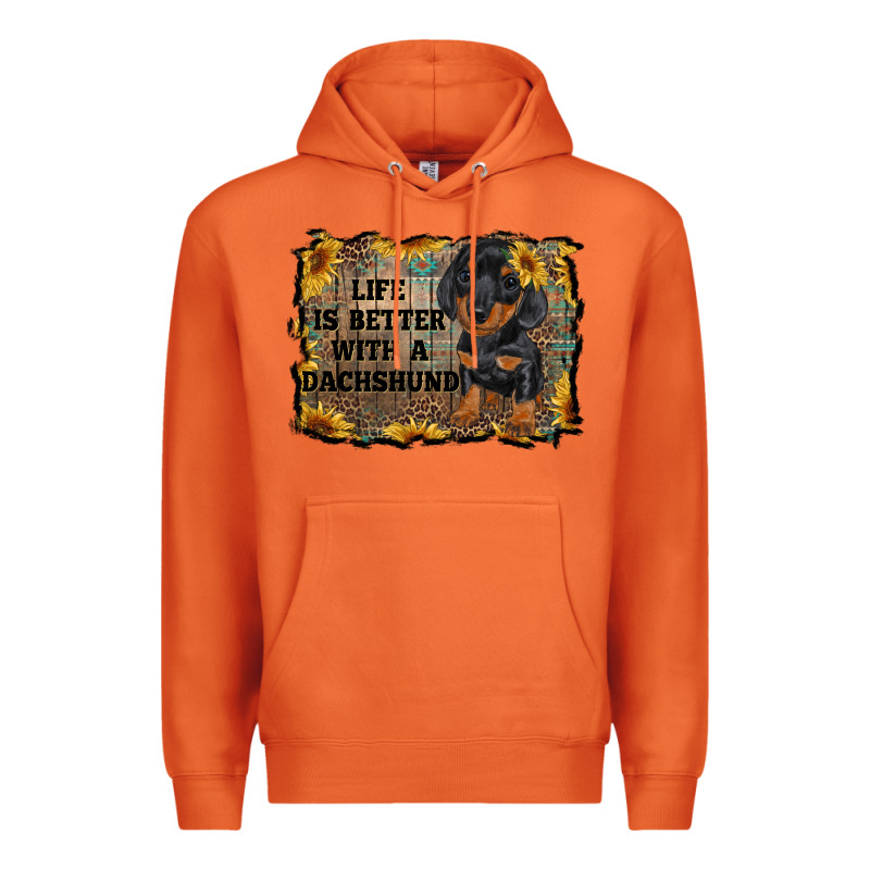 Life Is Better With A Dachshund Premium Hoodie by RanaPortraitStore | Teevron