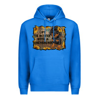 True Royal life is better with a dachshund Premium Hoodie - RanaPortraitStore