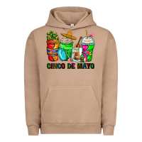 Pigment Burro cinco de mayo coffee cups Urban Hoodie - Zillion Design Studio