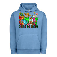 Pigment Pebble Blue cinco de mayo coffee cups Urban Hoodie - Zillion Design Studio
