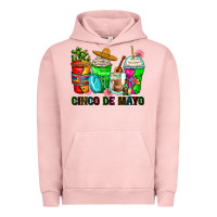Pigment Salmon cinco de mayo coffee cups Urban Hoodie - Zillion Design Studio