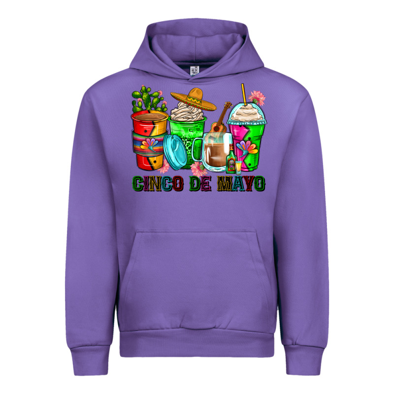 Cinco De Mayo Coffee Cups Urban Hoodie by Zillion Design Studio | Teevron