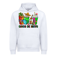 White cinco de mayo coffee cups Urban Hoodie - Zillion Design Studio