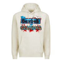 Oatmeal Heather baseball grandma with leopard Premium Hoodie - Zillion Design Studio