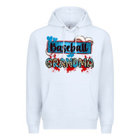 White baseball grandma with leopard Premium Hoodie - Zillion Design Studio