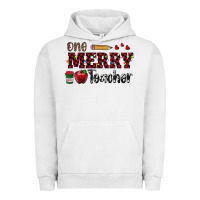 Pigment Lunar Rock one merry teacher Urban Hoodie - RanaPortraitStore