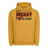Pigment Peanut Butter one merry teacher Urban Hoodie - RanaPortraitStore