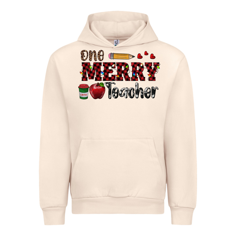 One Merry Teacher Urban Hoodie by RanaPortraitStore | Teevron