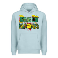 Blue Mist softball nana with leopard Premium Hoodie - Zillion Design Studio