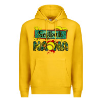 Lemon softball nana with leopard Premium Hoodie - Zillion Design Studio