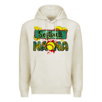 Oatmeal Heather softball nana with leopard Premium Hoodie - Zillion Design Studio