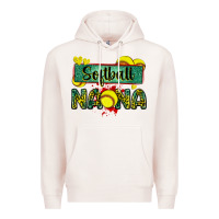 Pale Pink softball nana with leopard Premium Hoodie - Zillion Design Studio