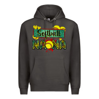 Smoke softball nana with leopard Premium Hoodie - Zillion Design Studio