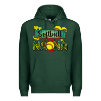 Sports Green softball nana with leopard Premium Hoodie - Zillion Design Studio