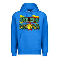 True Royal softball nana with leopard Premium Hoodie - Zillion Design Studio