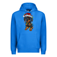 True Royal dachshund puppy christmas lights Premium Hoodie - RanaPortraitStore