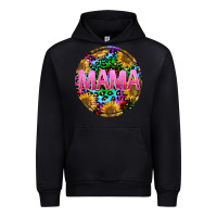 Black tie dye mama Urban Hoodie - texasbilliewilder