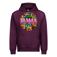 Mauve Wine tie dye mama Urban Hoodie - texasbilliewilder