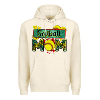 Tofu softball mom with leopard Premium Hoodie - Zillion Design Studio