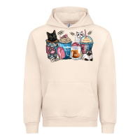 Sandshell cat coffee cups Urban Hoodie - Zillion Design Studio