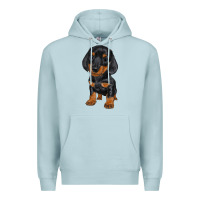 Blue Mist dachshund puppy Premium Hoodie - RanaPortraitStore