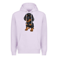Lilac dachshund puppy Premium Hoodie - RanaPortraitStore