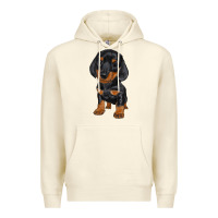 Sandshell dachshund puppy Premium Hoodie - RanaPortraitStore