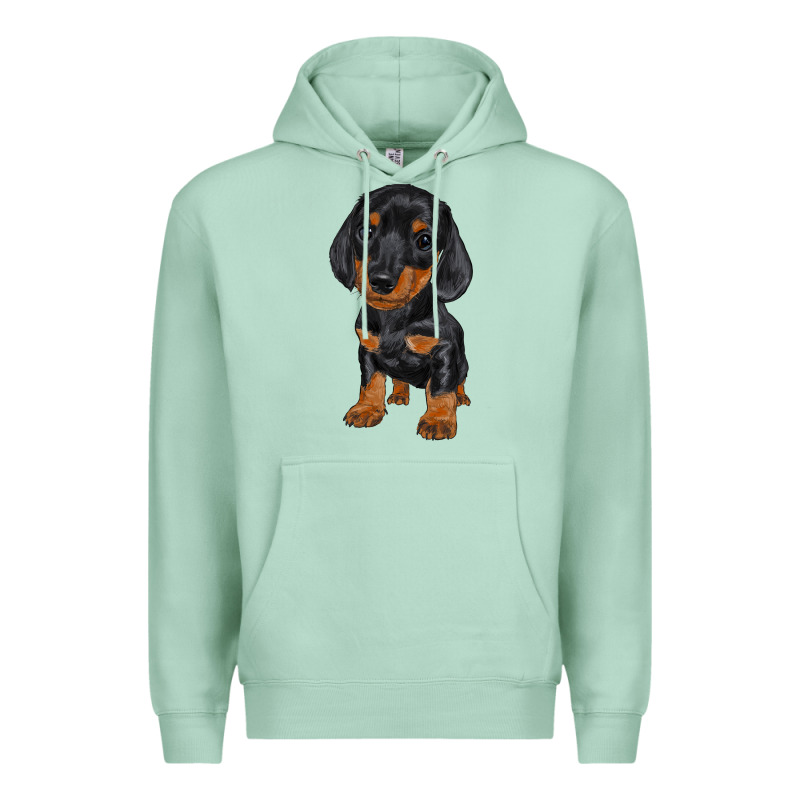 Dachshund Puppy Premium Hoodie by RanaPortraitStore | Teevron