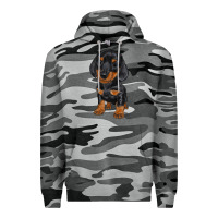 Slate Camo dachshund puppy Premium Hoodie - RanaPortraitStore