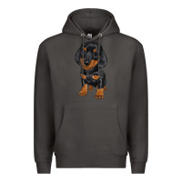 Smoke dachshund puppy Premium Hoodie - RanaPortraitStore
