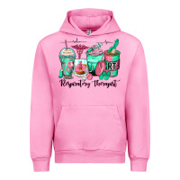 Fuchsia Pink respiratory therapist coffee cups Urban Hoodie - Zillion Design Studio