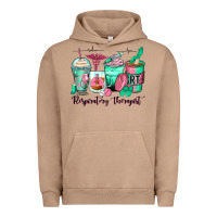 Pigment Burro respiratory therapist coffee cups Urban Hoodie - Zillion Design Studio