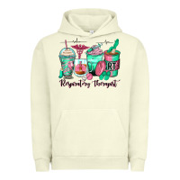Pigment Pistachio respiratory therapist coffee cups Urban Hoodie - Zillion Design Studio