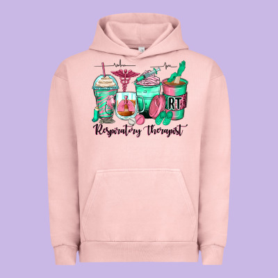 Respiratory Therapist Coffee Cups Urban Hoodie Designed By Zillion Design Studio