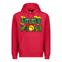 Cardinal softball mini with leopard Premium Hoodie - Zillion Design Studio