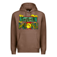 Chestnut softball mini with leopard Premium Hoodie - Zillion Design Studio