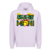 Lilac softball mini with leopard Premium Hoodie - Zillion Design Studio