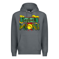 Rock softball mini with leopard Premium Hoodie - Zillion Design Studio