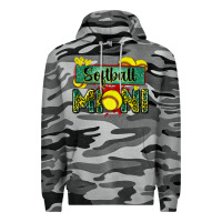 Slate Camo softball mini with leopard Premium Hoodie - Zillion Design Studio