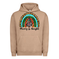 Pigment Burro merry and bright rainbow christmas Urban Hoodie - RanaPortraitStore