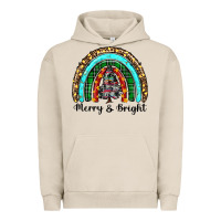 Pigment French Oak merry and bright rainbow christmas Urban Hoodie - RanaPortraitStore