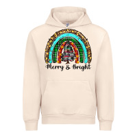Sandshell merry and bright rainbow christmas Urban Hoodie - RanaPortraitStore